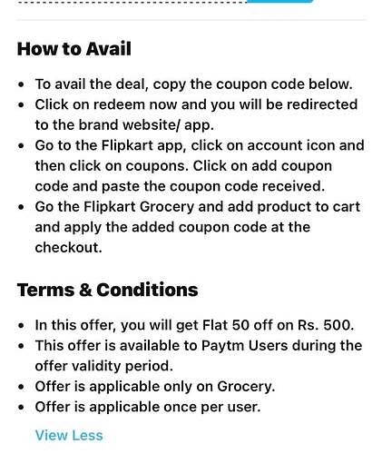 Final Coupon Redemption