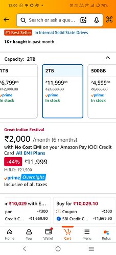 WD_BLACK SN7100 NVMe SSD 2TB High-Performance Internal Drive