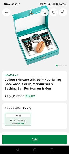 mCaffeine Mild Brew Latte Gift Kit