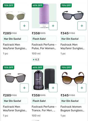 Fastrack Sunglasses Discount