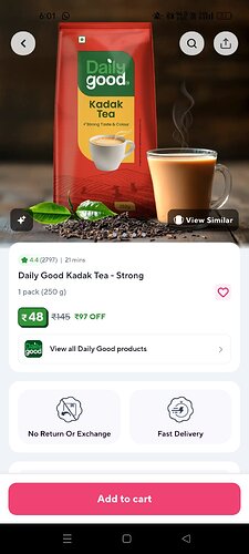 Daily Good Kadak Strong Tea 250g