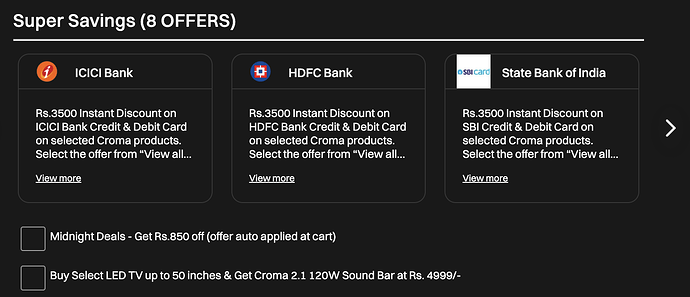 Croma Weekly Circuit Sale