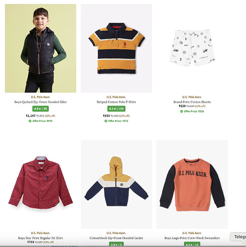 U.S. POLO ASSN Boys' Styles