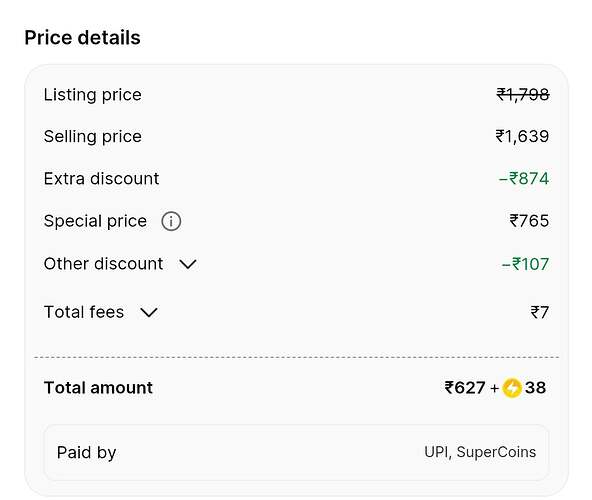Flipkart Offer Details for Open Secret Cashews