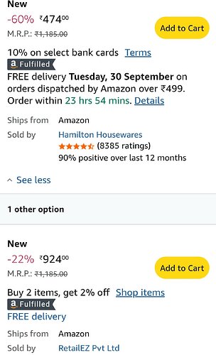 Milton Water Bottle Seller Details