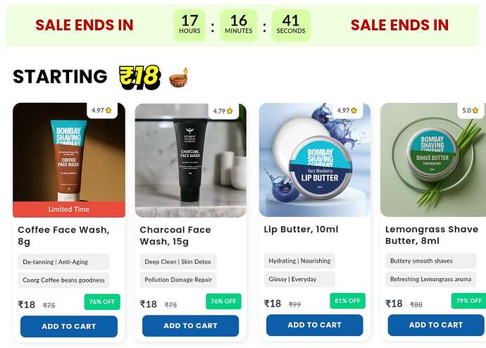 Bombay Shaving Company Trimmer Discount