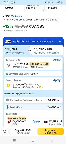 More smartphone deals on Flipkart