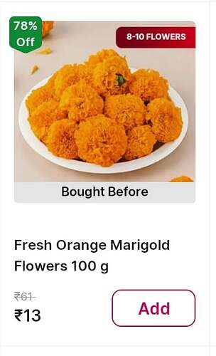 Marigold Flowers Offer