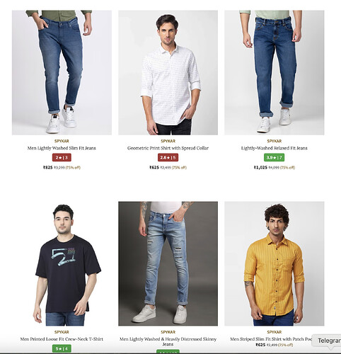 Spykar Men's Clothing