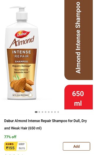 Dabur Almond Shampoo