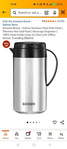 Solimo Stainless Steel Polo Flask