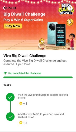 Challenge Completed Confirmation