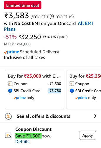 SBI Card Discount