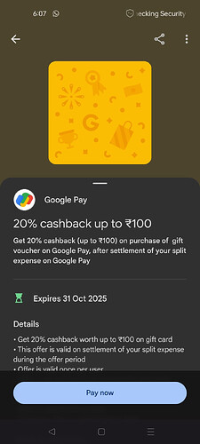 Google Pay Offer Banner