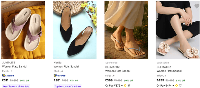 Women's Flats Collection