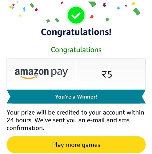 Amazon Cashback Offer Details