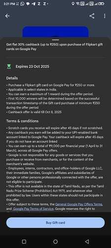 Google Pay Flipkart Offer Screenshot 3