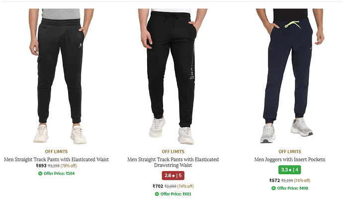 Off Limits Track Pants Deal