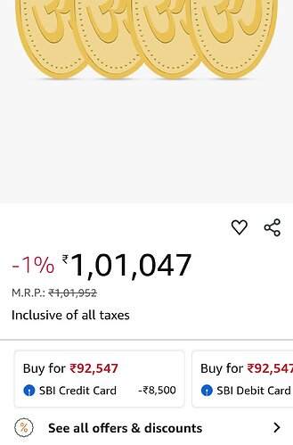 WHP Jewellers 8 Gram Yellow Gold Om Pendant Deal