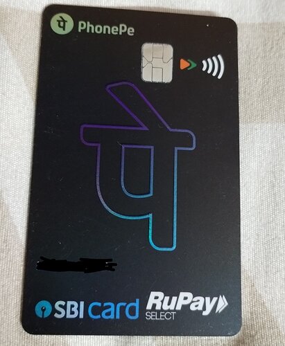 SBI PhonePe RuPay Select Black Credit Card Approval