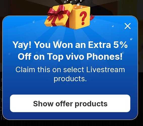 Flipkart Liveshop+ Vivo Phones