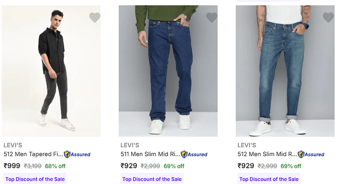 Levi's Men's Jeans Discount