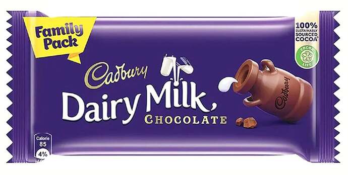 Cadbury Dairy Milk Chocolate Bar 112g
