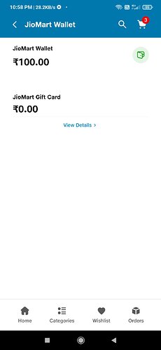 JioMart Wallet Offer