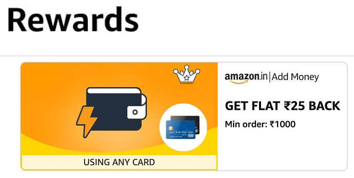 Amazon Pay Add Money Offer