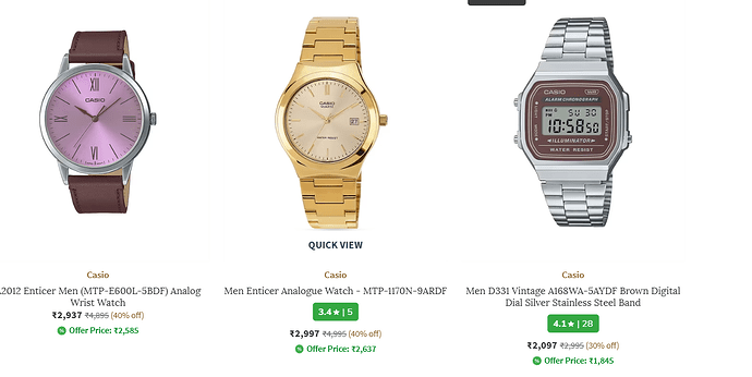Casio Men's Watches Sale