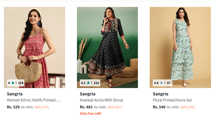 Sangria Anouk Ethnic Wear Offer