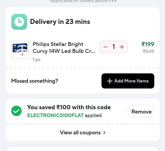 Philips Stellar Bright Curvy 14W LED Bulb