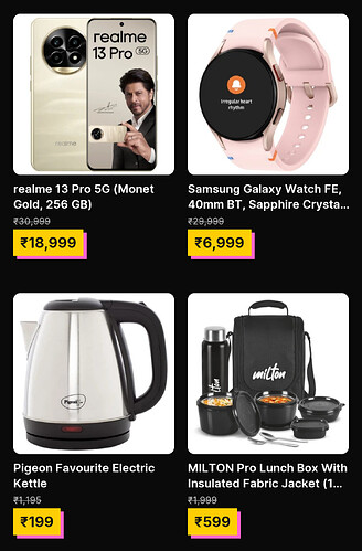 Flipkart Big Billion Days Deals
