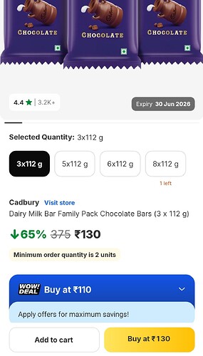Cadbury Dairy Milk Chocolate Family Pack Offer
