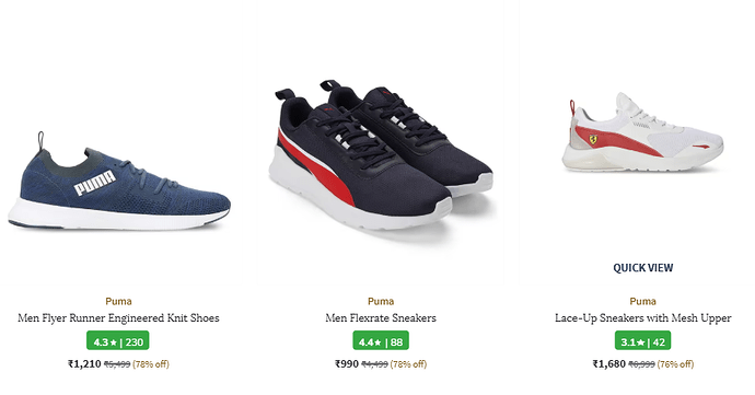 Puma Men's Shoes Sale