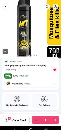 Hit Flying Mosquito & Insect Killer Spray