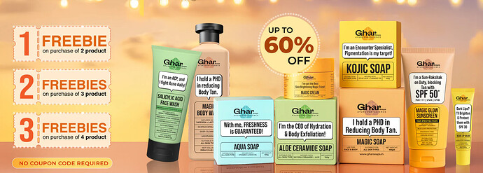 Ghar Soaps Product Offer Screenshot 1