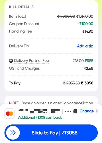 Swiggy Instamart Offer Details