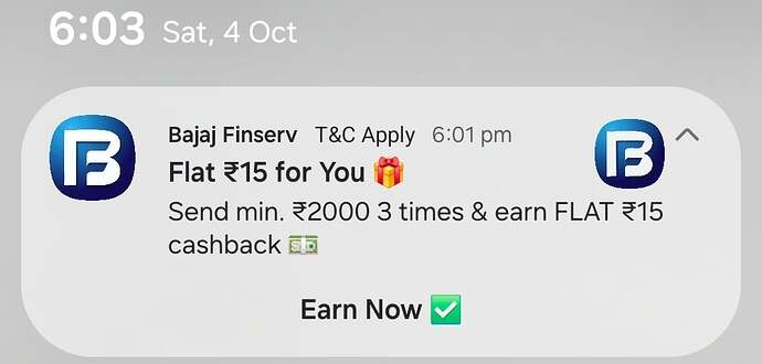 Bajaj Finserv UPI Offer