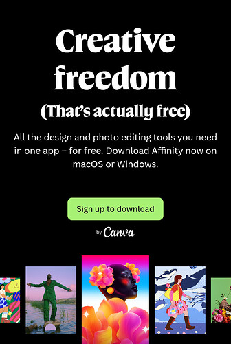 Affinity by Canva Free Software