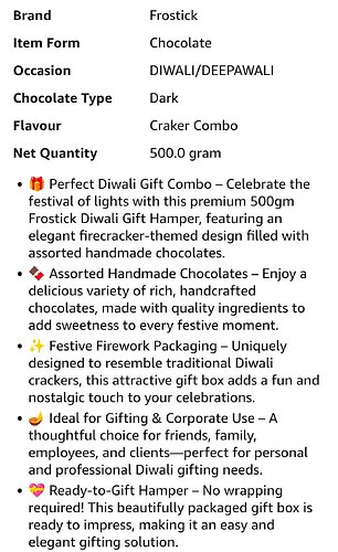 Assorted Cracker Chocolates