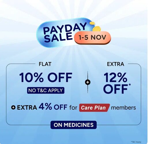 Tata 1mg Pay Day Sale