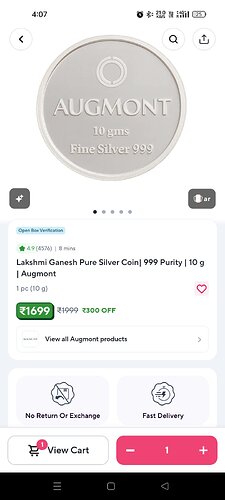 Lakshmi Ganesh Silver Coin