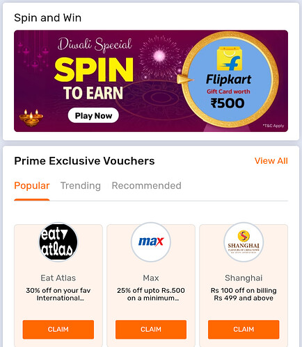 Bajaj Finserv Diwali Spin Wheel Offer