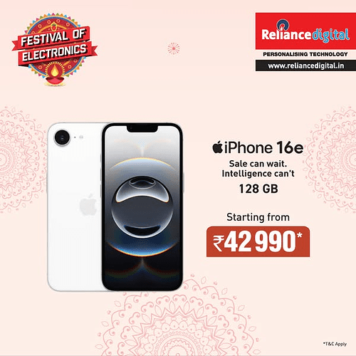 iPhone 16e Reliance Digital Sale