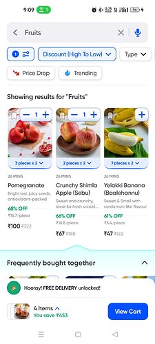 Swiggy Instamart Fresh Vegetables