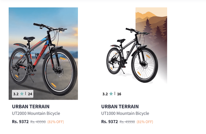 Urban Terrain Bicycle Offer