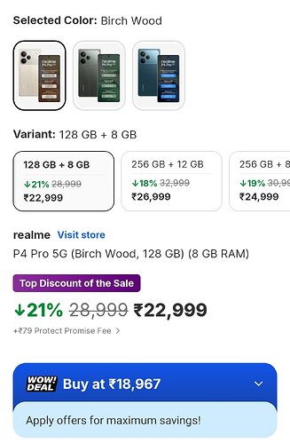 Realme P4 Pro 5G Smartphone