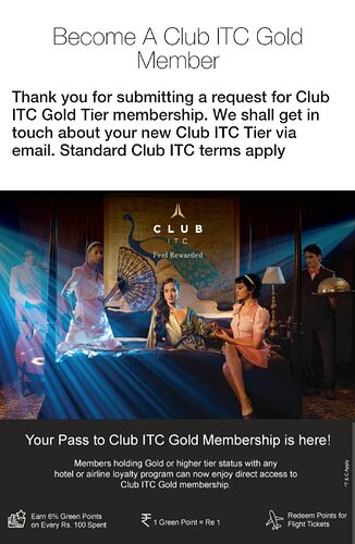 Club ITC Tier Match Offer