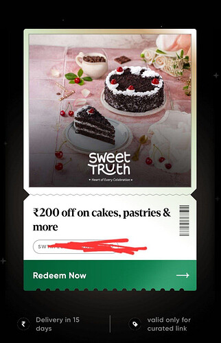 CRED Sweet Truth Offer